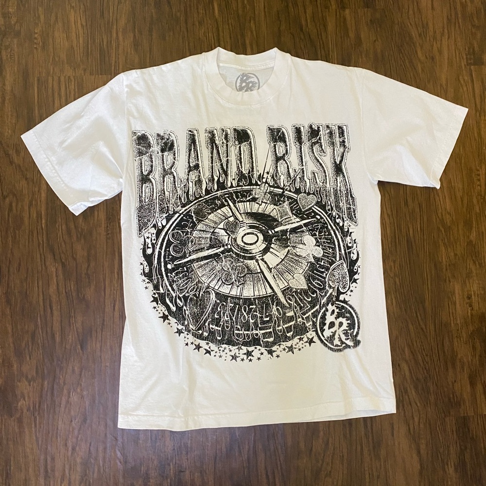 Brand Risk Boutique White Graphic Tee